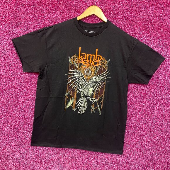 Lamb Of God Crow Black T-Shirt Large - Picture 3 of 4